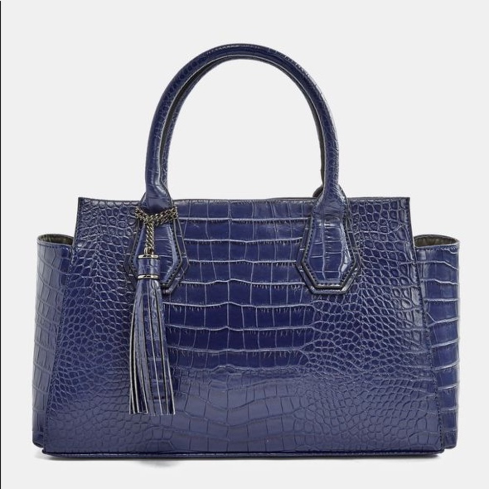 Justfab Tyson Satchel faux snakeskin